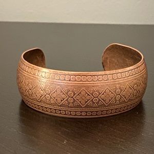 Copper cuff bracelet